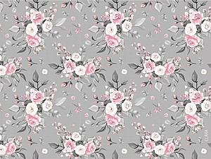 פלייסמנט פריחה אפור פלייסמנט פריחה אפור