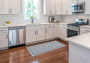 שטיח PVC אריח אפור שטיח PVC אריח אפור