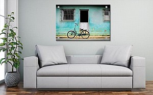 הדפסה על זכוכית - אופניים הדפסה על זכוכית - אופניים