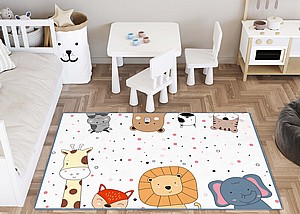 שטיח PVC דגם חיות שטיח PVC דגם חיות