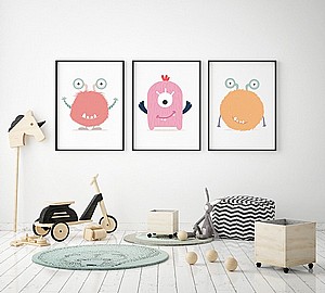 סט 3 תמונות לקיר דגם 3 סט 3 תמונות לקיר דגם 3